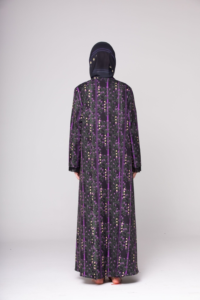 The Dhurymah Blossom cloche (Black & Purple)