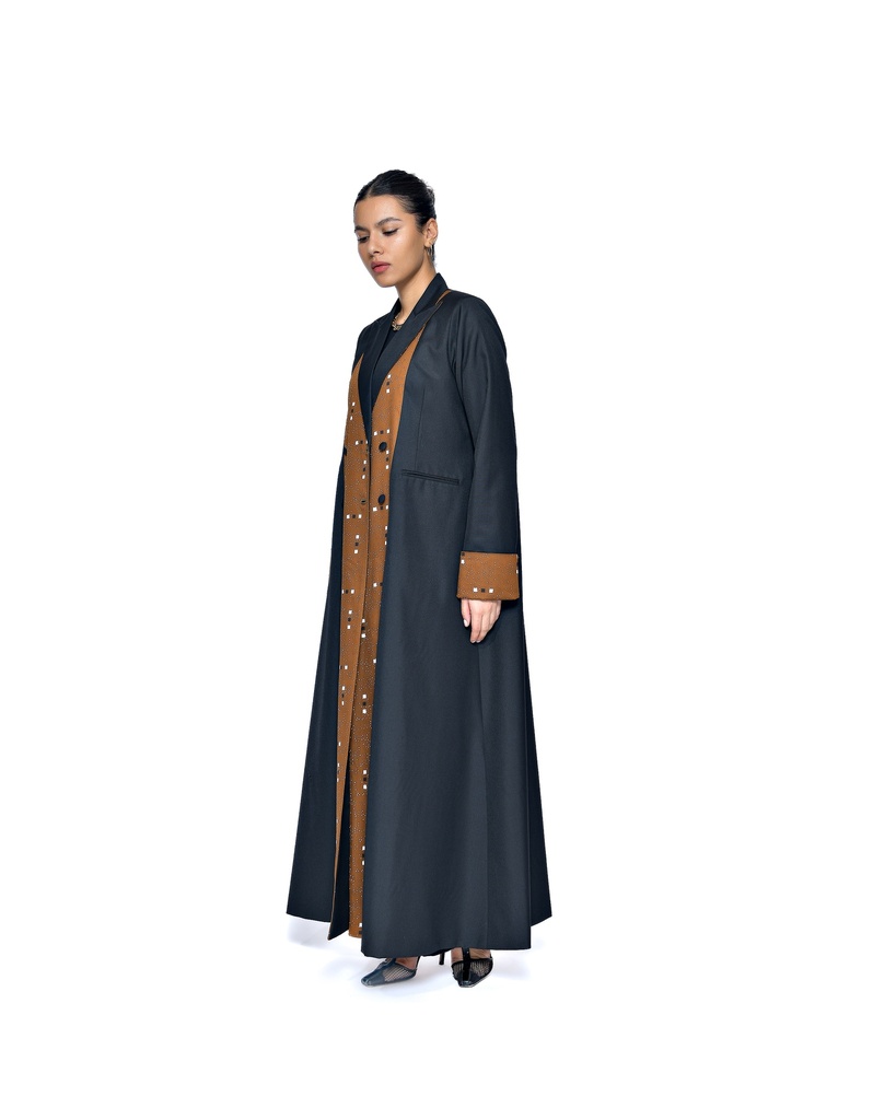 Dot Blazer Brown
