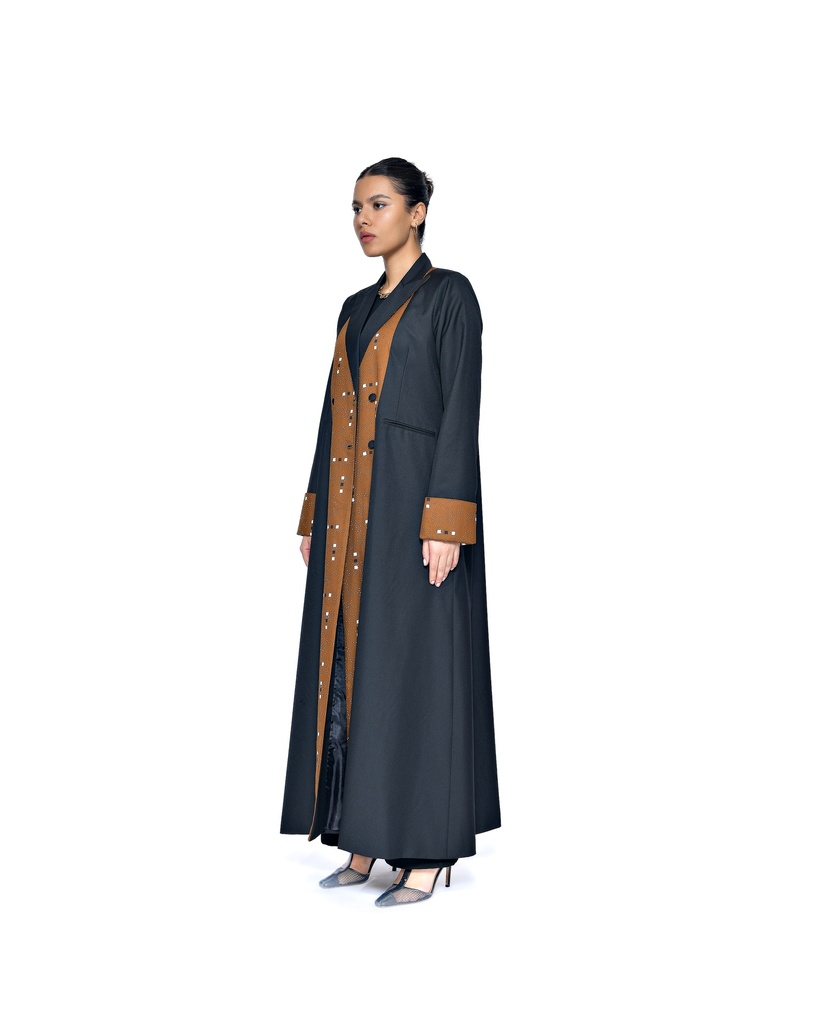 Dot Blazer Brown