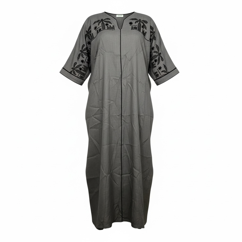 Grey Palm Embroidery (Adults)