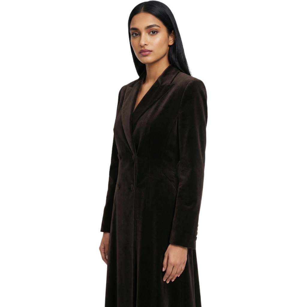 SHOORY VELVET BLAZER 