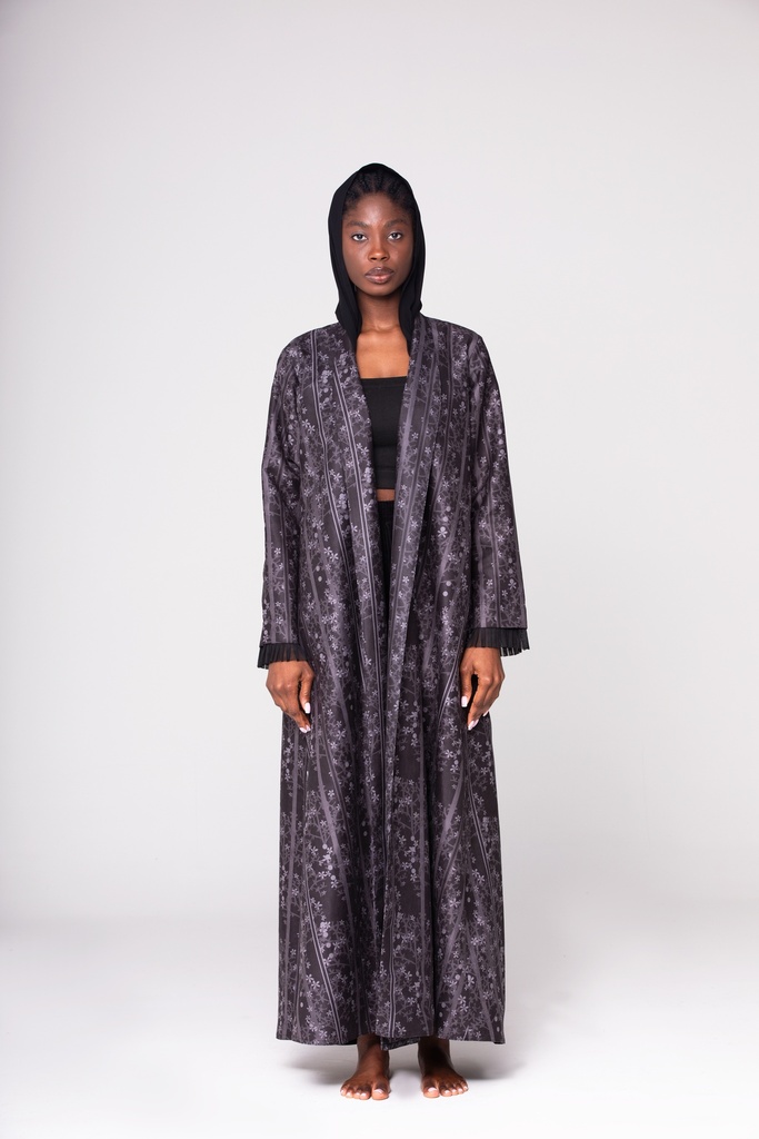 The Dhurymah Blossom Cloche Black Grey