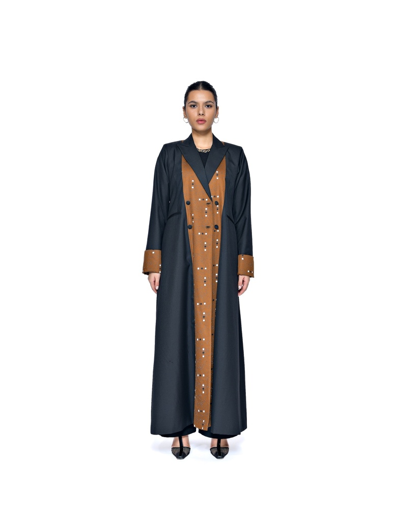 Dot Blazer Brown