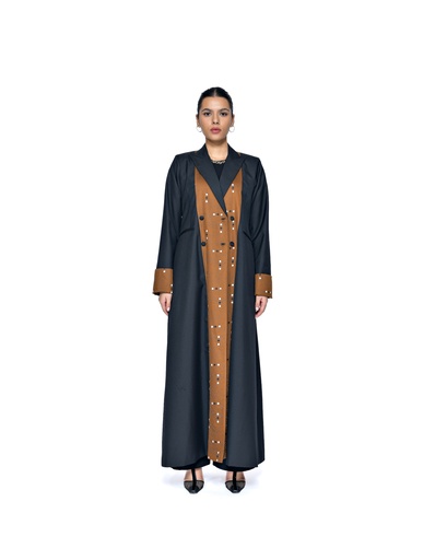 Dot Blazer Brown