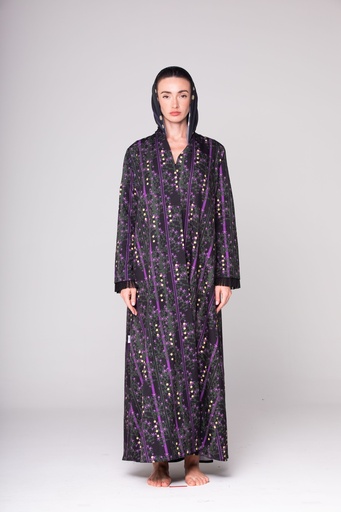 The Dhurymah Blossom Cloche Black Purple