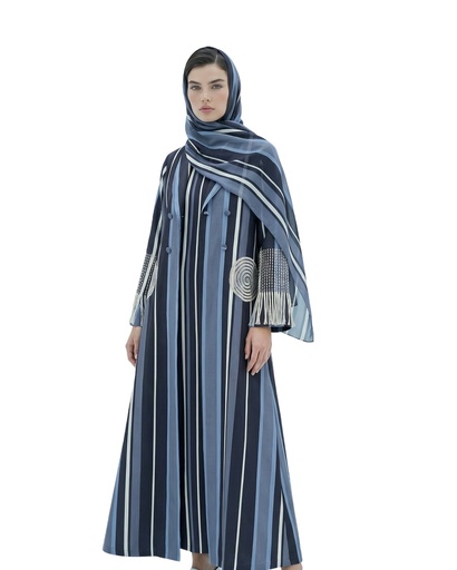 A Line Blazer Black Grey